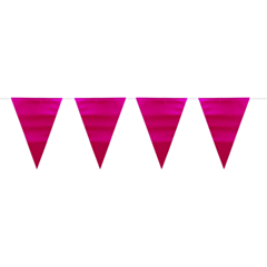 Vlaggenlijn metallic mat magenta 6m