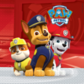 Paw Patrol 20 2 laags servetten rood