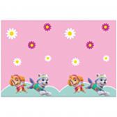 Paw Patrol Skye plastic tafelkleed roze