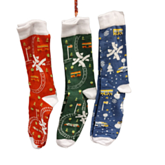 Doos kerstsokken 72 doosjes maat 43-46