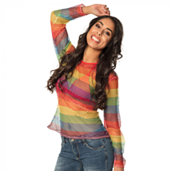 Visnet T-shirt rainbow